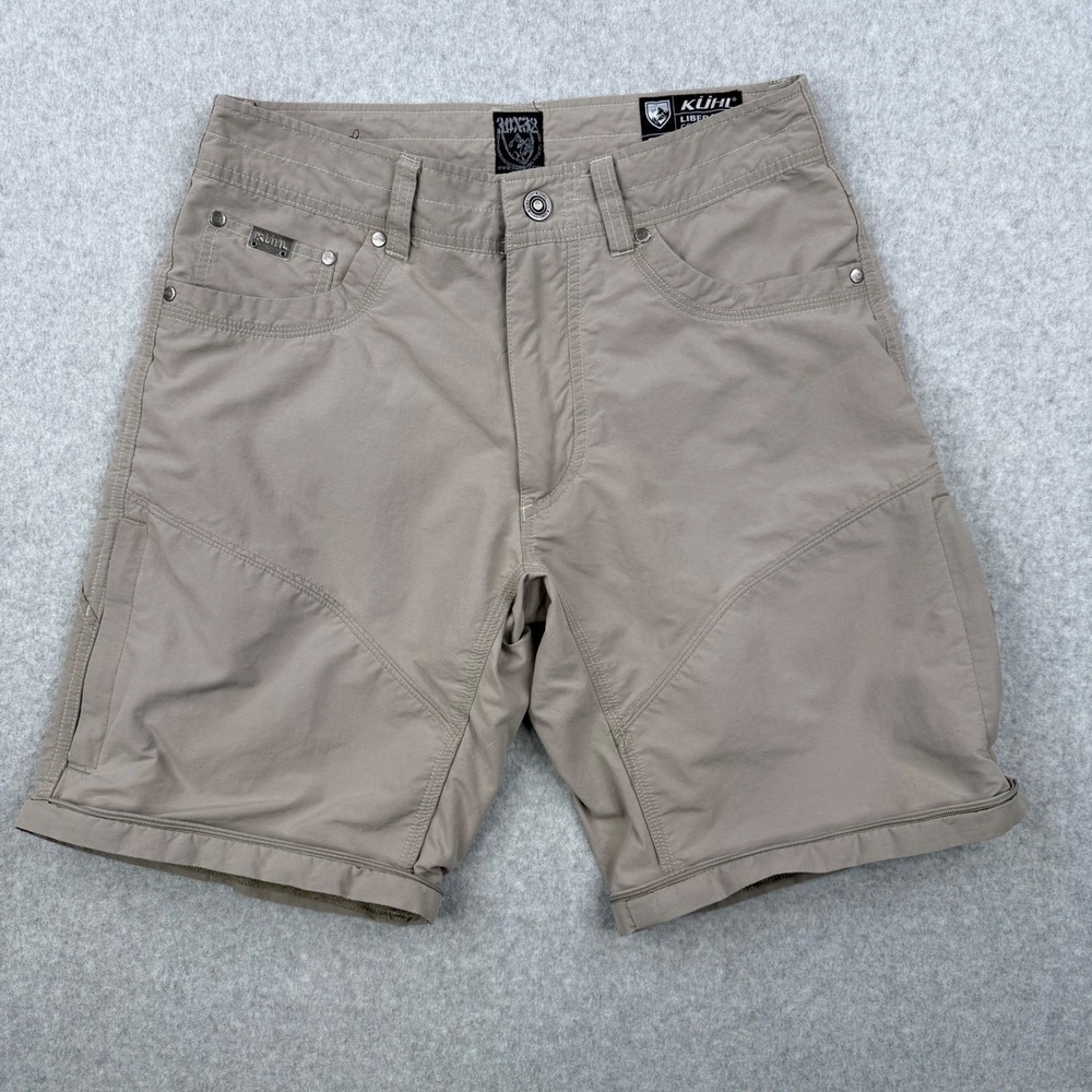 Kuhl Shorts Mens‎ 30 Beige Liberator Convertible Zip Off Stealth Hiking Outdoors